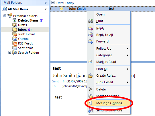 Email Headers