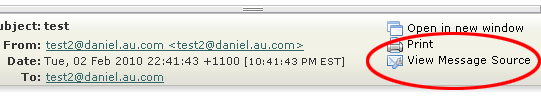 Email Headers