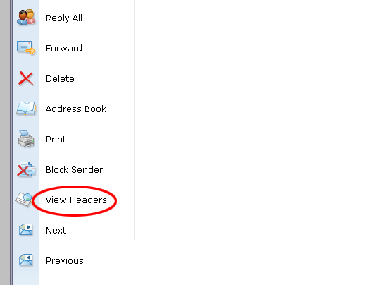 Email Headers